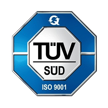 TÜV SÜD ISO 9001 certification mark